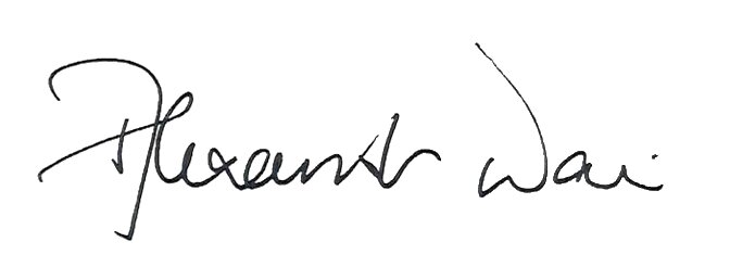 President Wai's Signature