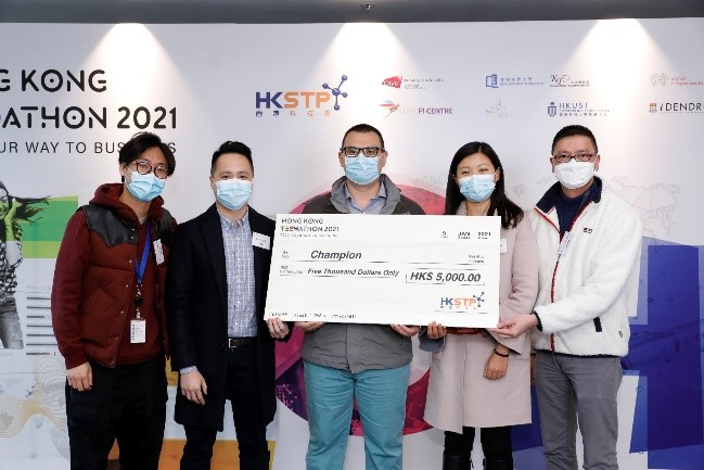 Student team wins top prize at Hong Kong Techathon 2021