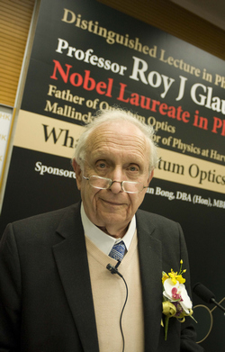 Professor Roy J Glauber, BSc, MA, PhD Nobel Laureate in Physics