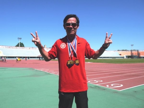 Mr. Tang Kin-fai brings home three medals