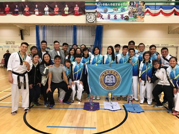 HKBU Taekwondo team performs excellently in the intercollegiate competition