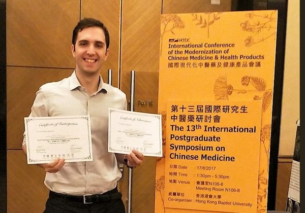 Robert Parcus獲得傑出口述報告獎