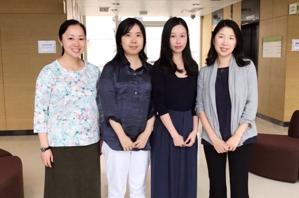 (From left) Dr Kang Yi, Dr Celine Song, Dr Kelly Ku and Dr Lisa Deng obtain a grant from the Public Policy Research Fund