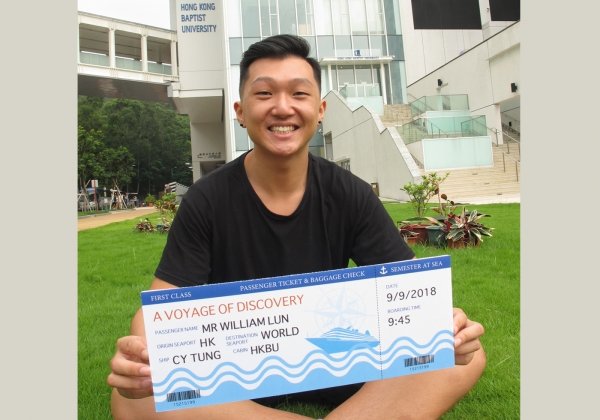 William will join university students from around the world to visit 13 cities in 11 countries during the voyage of sea