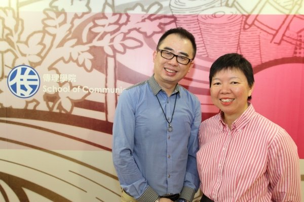 The research team led by Professor Kara Chan (right) and Mr Lennon Tsang reveals that about 70% interviewees find Traditional Chinese medicine effcacious