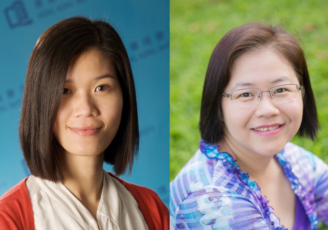 Dr Leung Ka-man (left) and Dr Pan Jiayan receive grants from the RGC for their research projects.