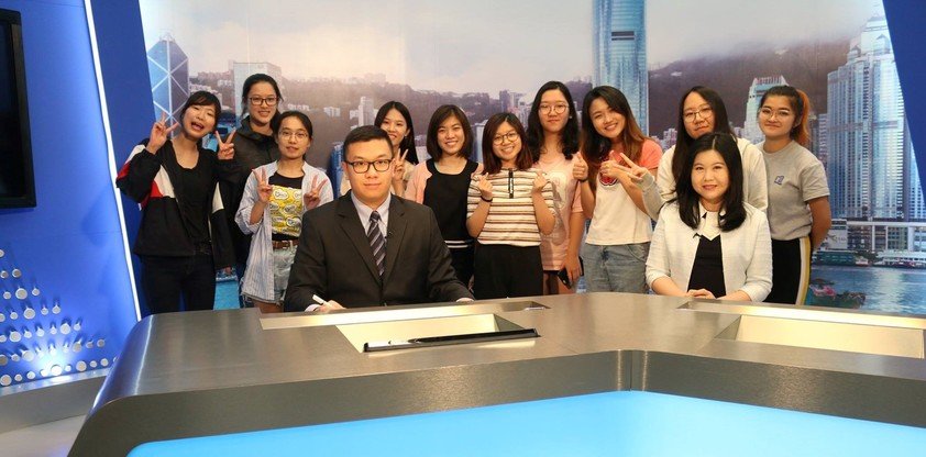 International Journalism students were involved in hosting the Global News Relay.