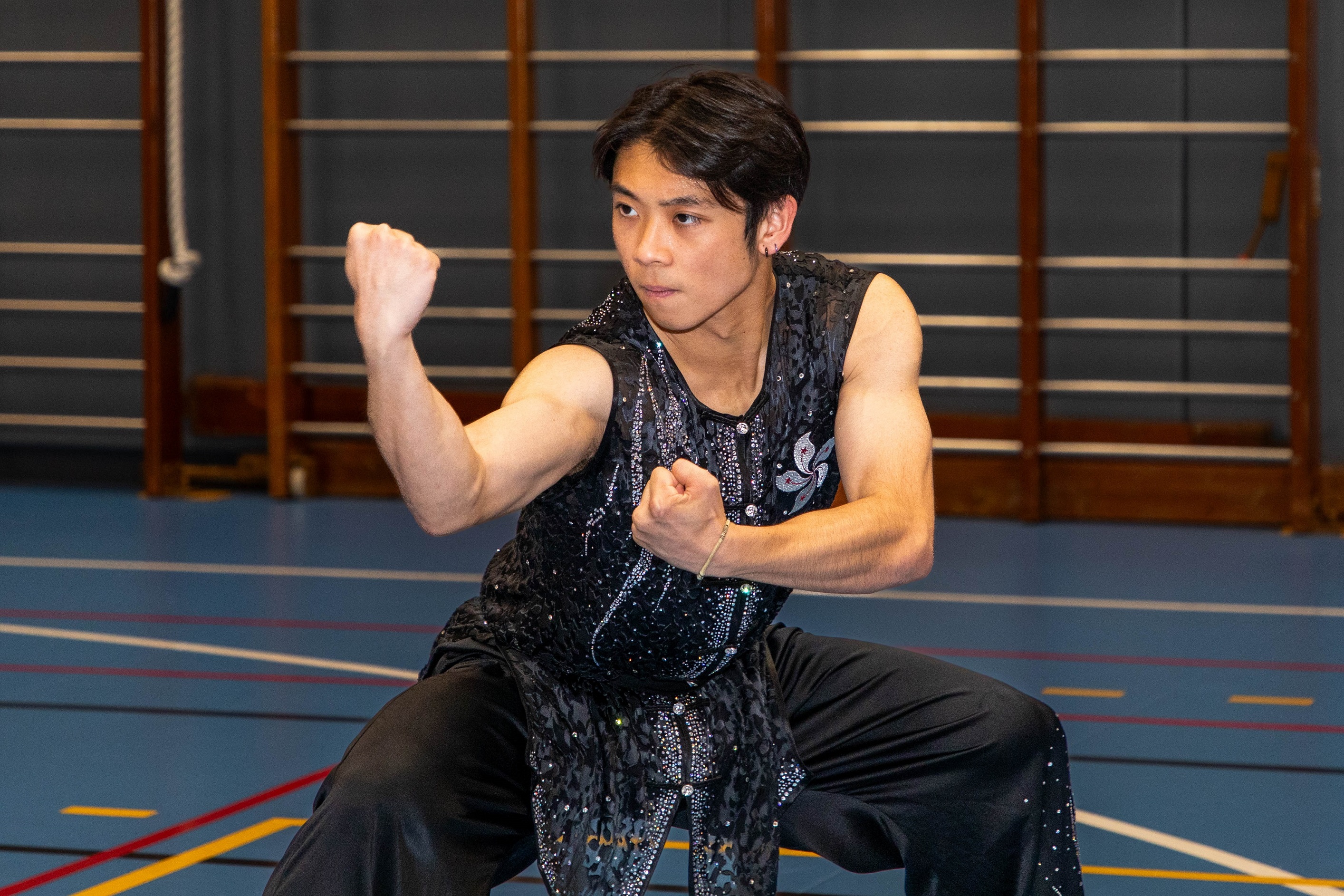Lau Chi-lung’s exceptional performance win him a gold and bronze medal at the 16th World Wushu Championships.