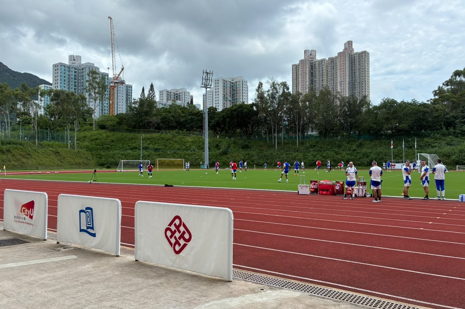 祖云达斯在浸大备战香港足球盛会
