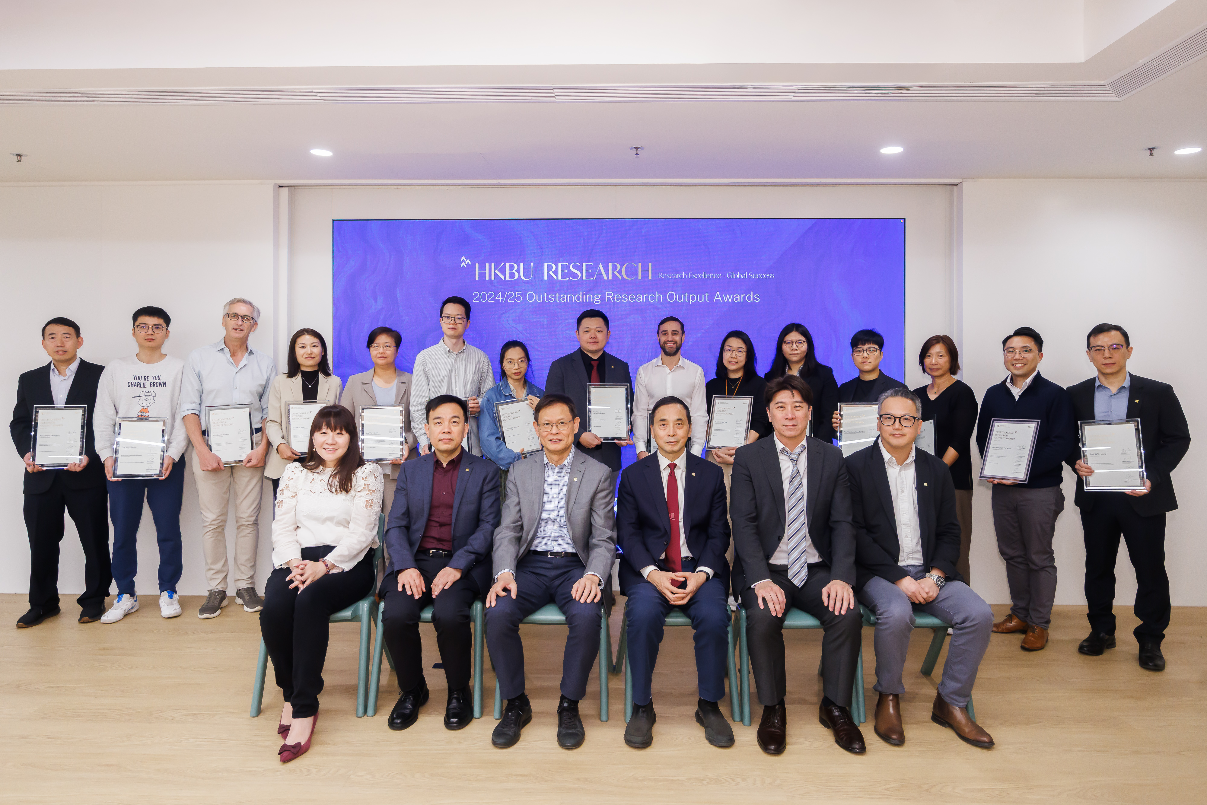 Seventeen HKBU scholars honoured with Outstanding Research Output Awards