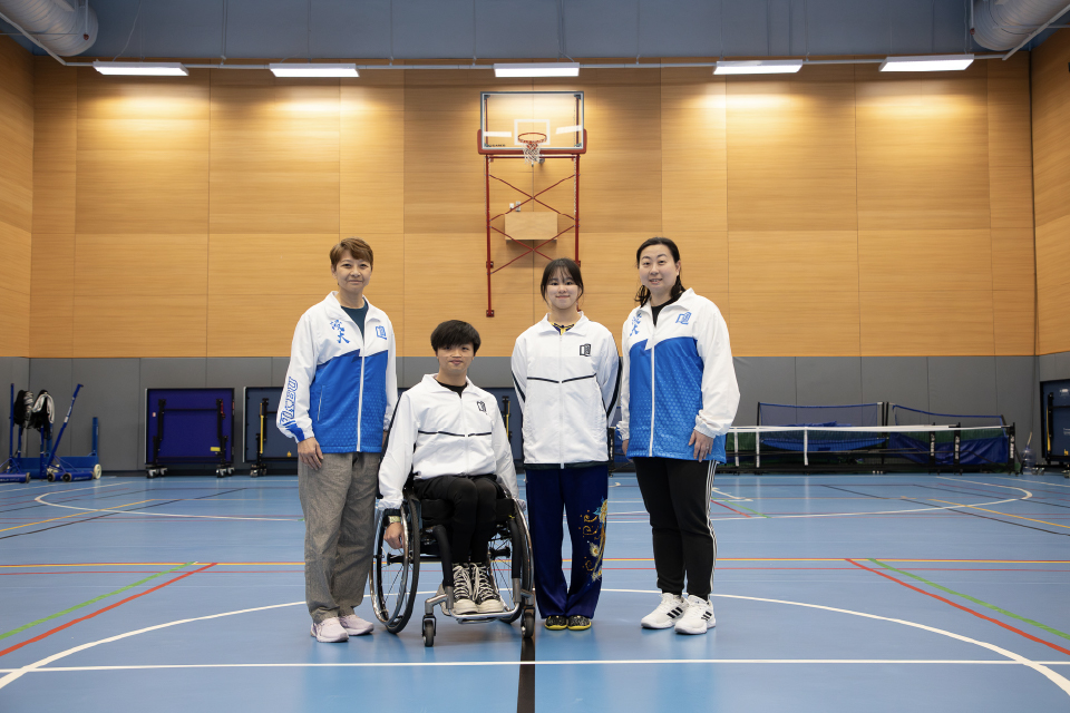 Dr Hon Sze-sze (left), Senior Lecturer, and Ms Assunta Ng Ka-shun (right), Lecturer I and Coordinator, both from the Department of Sport and Health Science, provide dedicated support to student-athletes on their dual-track journey. 