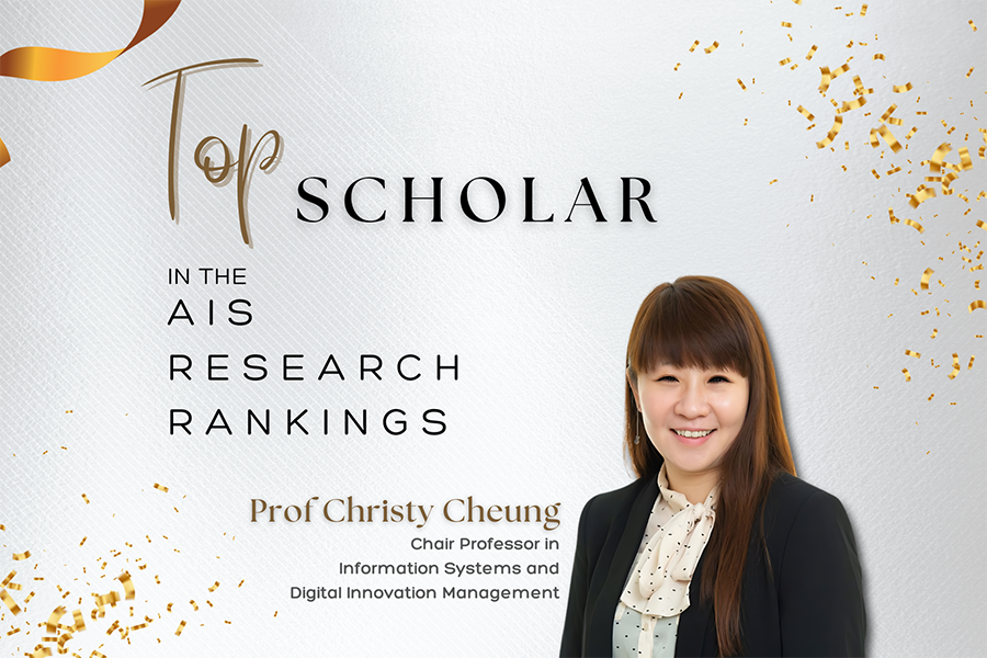 HKBU scholar retains No. 1 for Hong Kong in the Association for Information Systems (AIS) Research Rankings