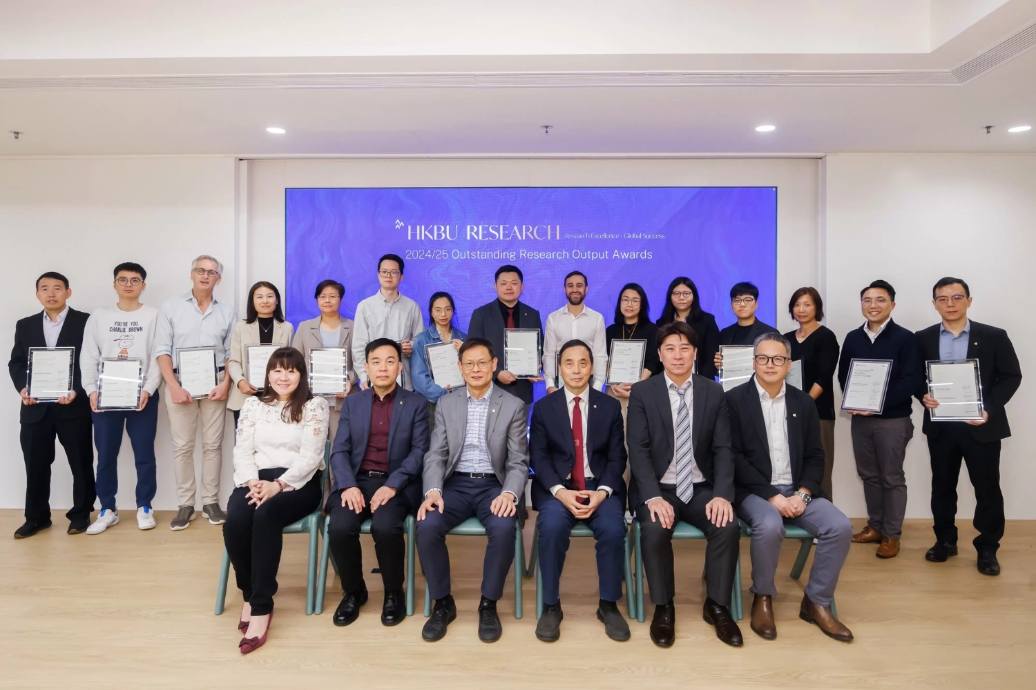 HKBU honours distinguished scholars at Outstanding Research Output Awards Presentation Ceremony